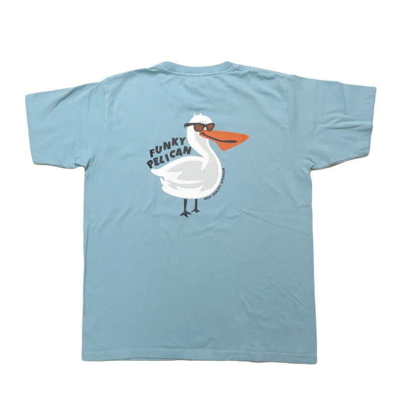 フェローズ PHERROW'S Maikling Manggas na Print T-shirt "FUNKY PELICAN" 25S-PT29
