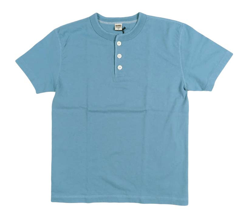Barns BARNS STANDARD COZUN Henley Neck Maikling Manggas na T-shirt Kulay Limitado para sa 2026 BR-8146 【Bagong Labas para sa Tagsibol at Tag-init 2026】