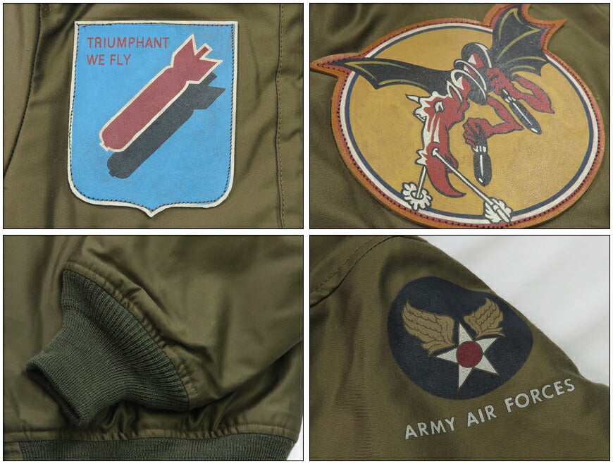バズリクソンズ Buzz Rickson's フライトジャケット B-15 ROUGHWEAR CLOTHING 534th BOMB.SQ.381st BOMB.GP. BR15598