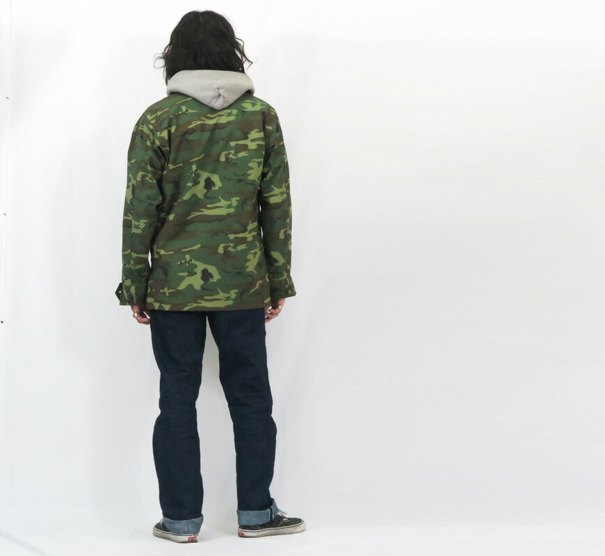 バズリクソンズ Buzz Rickson's コットンポプリン WIND RESISTANT カモフラージュ ジャケット CLASS 2 ミリタリー BR15691