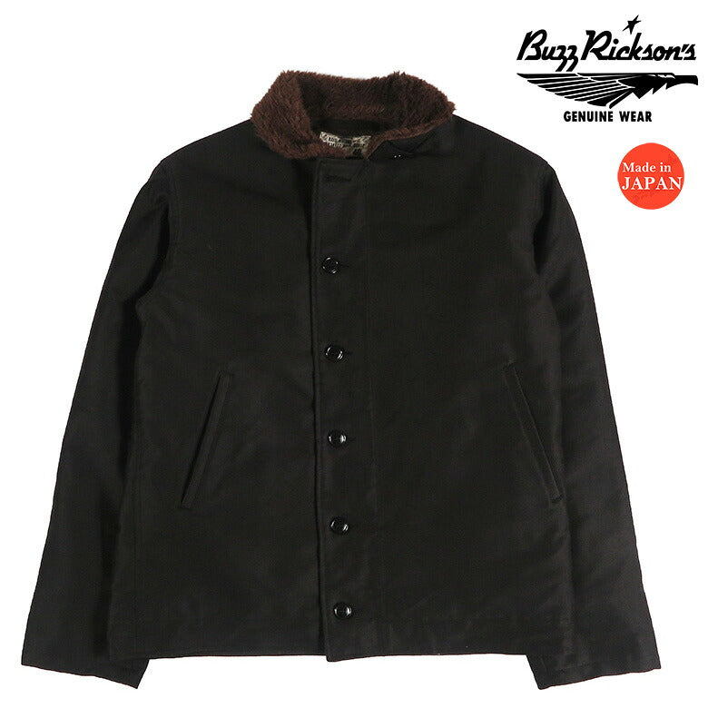 バズリクソンズ Buzz Rickson's ブラック デッキジャケット BLACK N-1 WILLIAM GIBSON COLLECTION ウィリアムギブソン BR16033 【2026年秋冬新作】