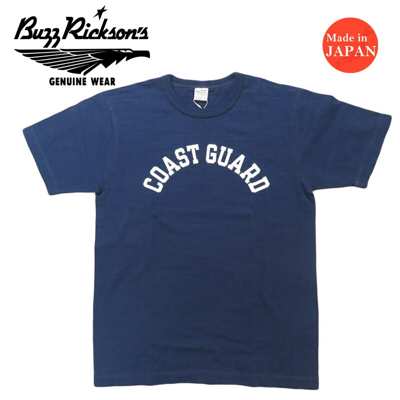 버즈 릭슨 BUZZ RICKSON'S 슬러브 얀 반팔 티셔츠 프린트 "COAST GUARD" BR79567