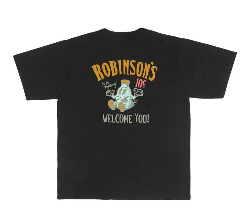バーンズ BARNS タフネック S/S プリント 半袖 Tシャツ "ROBINSON’S JUICE" BR-26260 【2026年春夏新作】