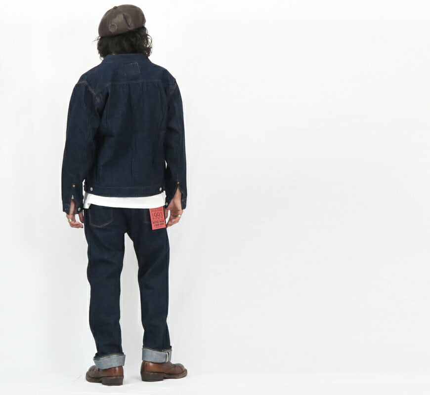 FULLCOUNT 1108SSW Jeans Slim Straight 11.5oz Super Smooth Zimbabwe Cotton Denim