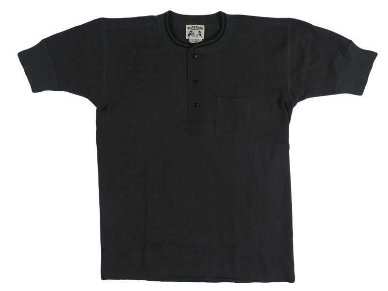 GLAD HAND グラッドハンド 半袖 ヘンリーネック ポケット Tシャツ U.S.Aコットン Royal Classシリーズ GH-R-04 【2026年秋冬新作】
