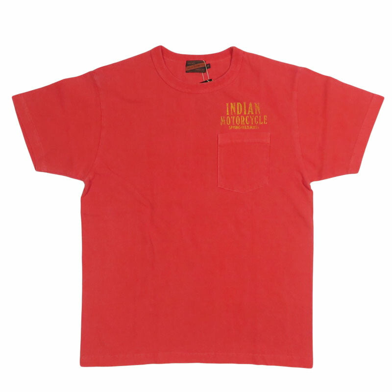 インディアンモーターサイクル Indian Motorcycle 半袖 ピグメントダイ ポケットTシャツ “INDIAN HEAD” IM79723【2026年春夏新作】