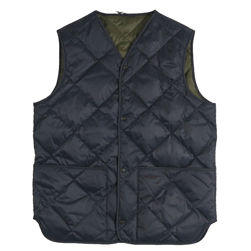 Barbour バブアー キルティング ダウン ベスト 軽量ダウン リバーシブルライナー MLI0068 【2026年秋冬新作】