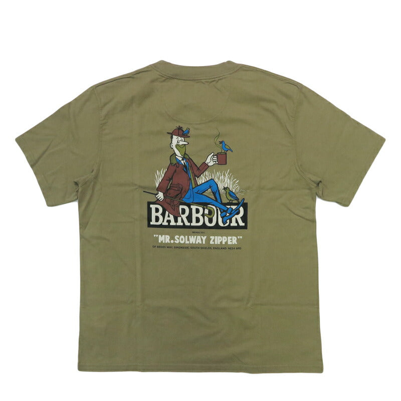 Barbour バブアー Camiseta de manga corta Heritage / ヘリテージ Plus Campbell Oversize hombro caído MTS1490