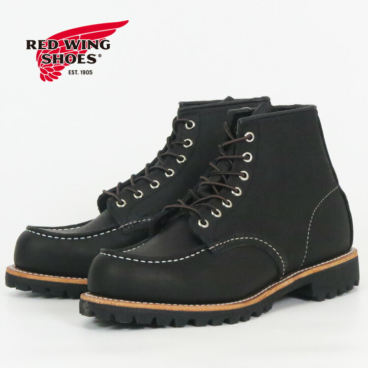REDWING レッドウィング 6" モックトゥ ワークブーツ ROUGHNECK ラフネック ブラック「オイルスリック」 Style No.2949