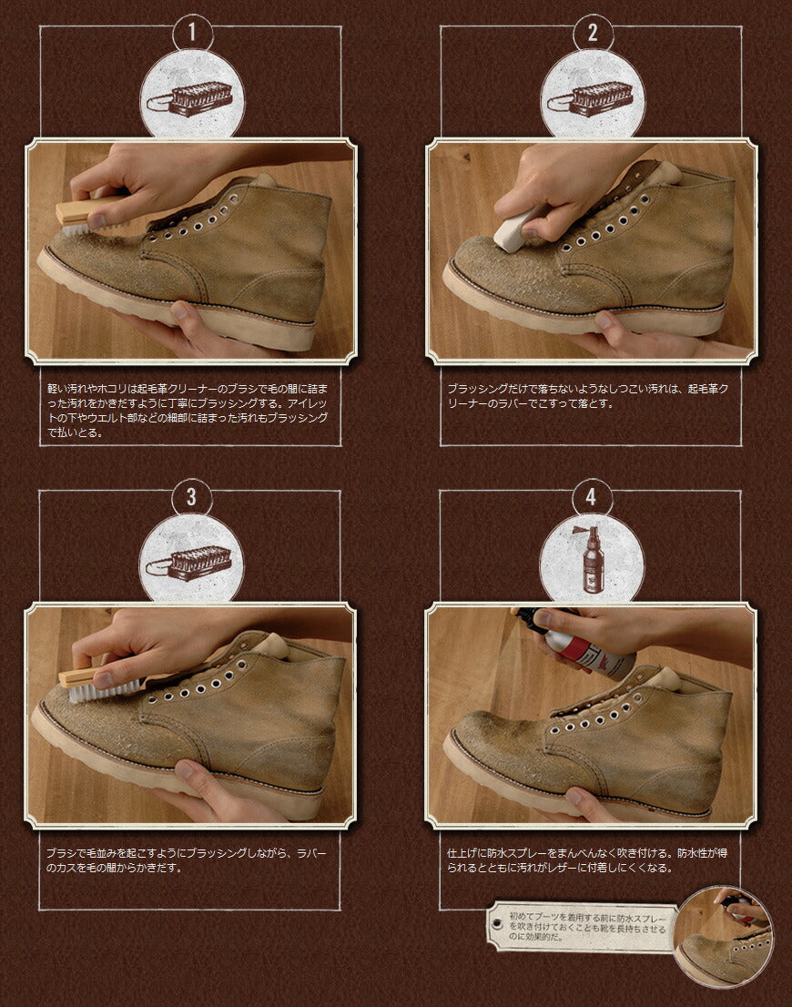 REDWING レッドウィング 純正 レザープロテクター 4oz(118ml) 防水スプレー アメリカ製 Style No.98016 【2026年春夏新作】