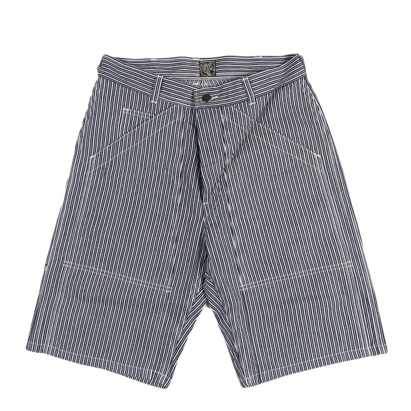 SUGAR CANE シュガーケーン FICTION ROMANCE 6oz.インディゴストライプダブルニーショーツ ショートパンツ ハーフパンツ SC52640 【2026年春夏新作】
