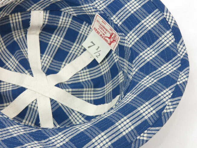 ซันซาร์ฟ SUN SURF OAHU GARMENT หมวกพาราก้าเช็ค 10oz PALAKA CHECK HAT SS02842