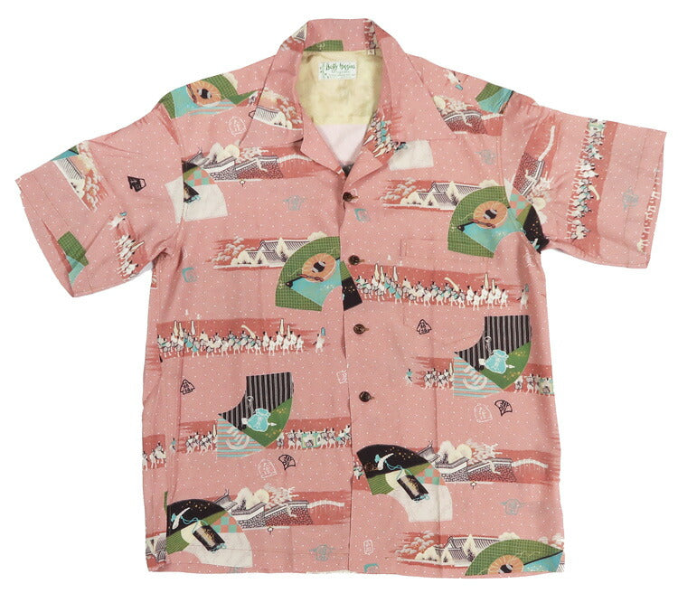 サンサーフ SUN SURF スペシャルエディション 半袖 レーヨン羽二重 アロハシャツ “SANKIN KOTAI” BETTY HIGGINS SS39675 【2026年春夏新作】
