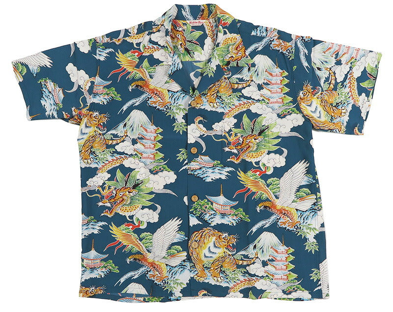 サンサーフ SUN SURF スペシャルエディション 半袖 レーヨン壁縮緬 アロハシャツ “EAGLE, TIGER, DRAGON” FASHION MART SS39743 【2026年春夏新作】