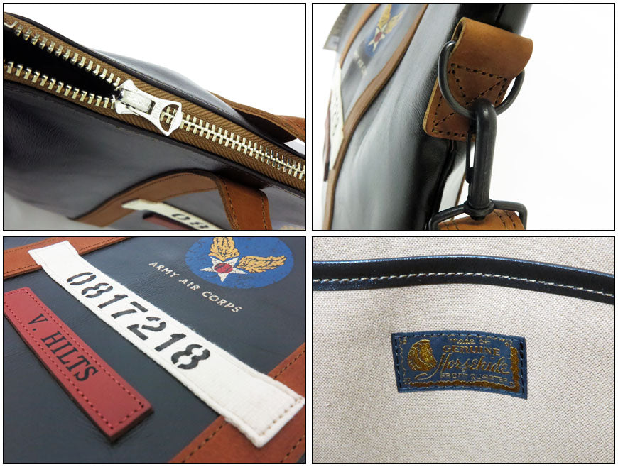 トイズマッコイ TOYS McCOY Horsehide-Leder Helm-Tasche "V.HILTS" 馬革 TMA2521