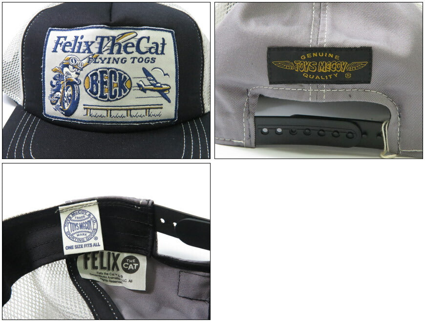 トイズマッコイ TOYS McCOY MESH CAP FELIX THE CAT "BECK" Mesh-Cap Hut TMA2529