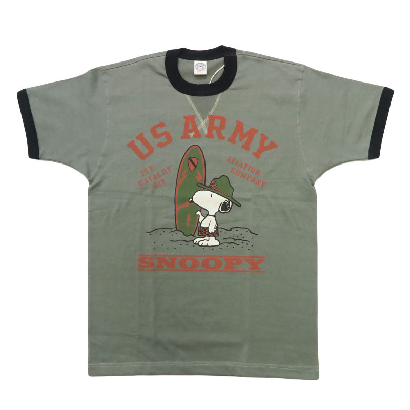 TOYSMcCOY TOYSMcCOY Kurzarm T-Shirt Snoopy PEANUTS TEE SNOOPY „U S ARMY“ TMC2629 【Frühjahr/Sommer 2026 Neuerscheinung】