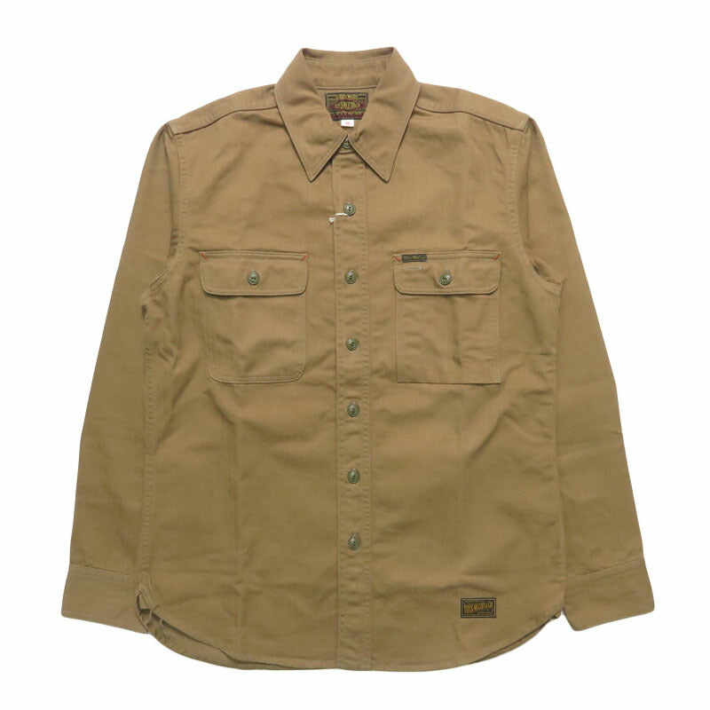 トイズマッコイ TOYS McCOY コットンヘリンボーン ドッカーシャツ 無地 COTTON HERRINGBONE DOCKER SHIRT TMS2508