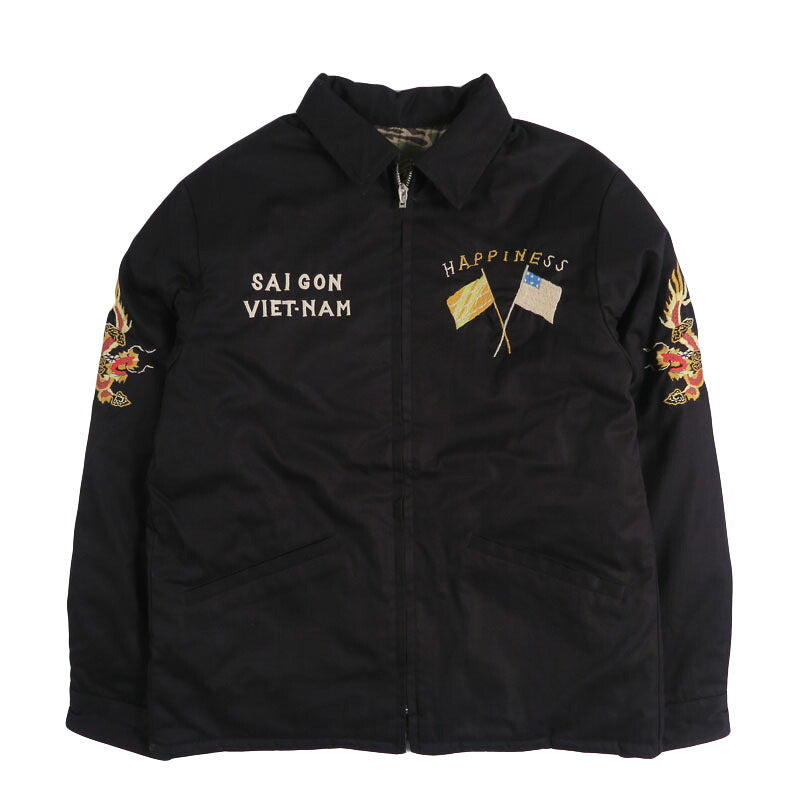 Tailor Toyo jaket Vietnam reversibel “VIETNAM TIGER” × “VIETNAM MAP”, kamuflase harimau TT15979 【Model baru musim gugur-musim dingin 2026】