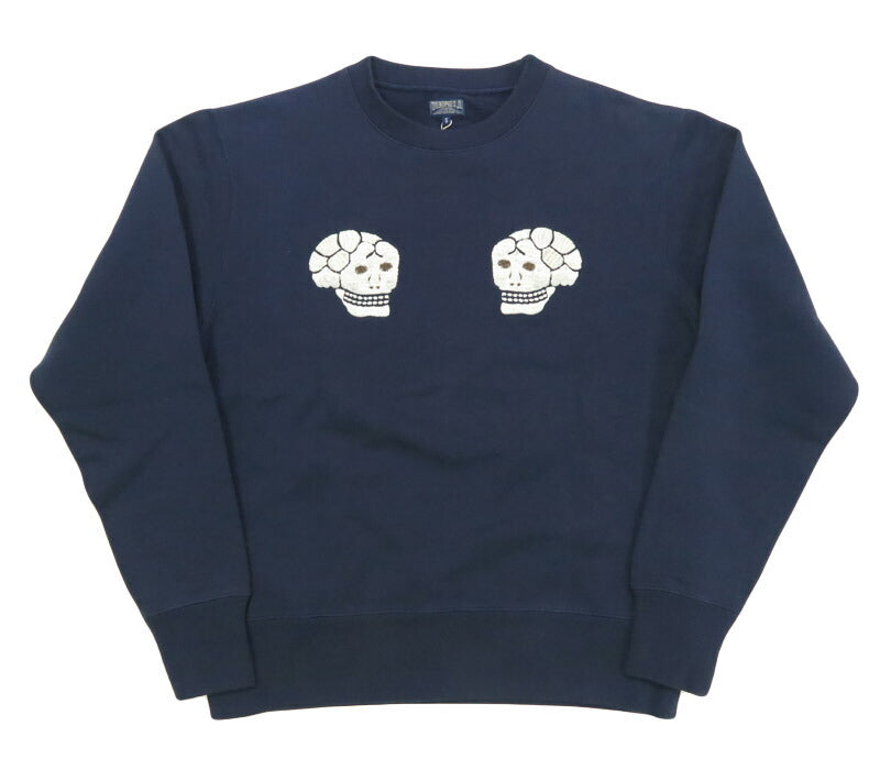 テーラー東洋 Tailor Toyo 長袖 スカ刺繍 クルーネック スウェットSUKA CREW SWEAT EMBROIDERED “SKULL & SNAKE” テイラー東洋 TT69650