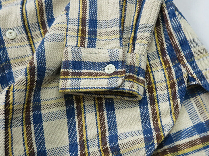 WAREHOUSE Flanellhemd Langarm Kariert Muster C One-Wash WH3104