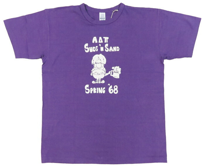 ウェアハウス WAREHOUSE 半袖 プリントTシャツ SPRING '68 2nd hand セカンドハンド セコハン 4064