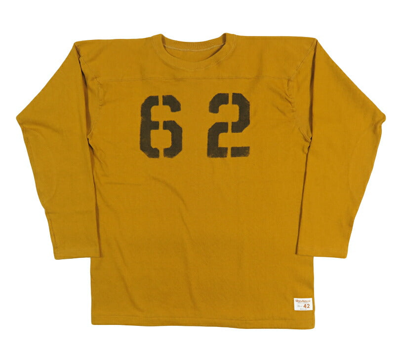 Warehouse kaos lengan panjang football T "NO.62" Lot.5913【koleksi musim semi dan musim panas 2026】