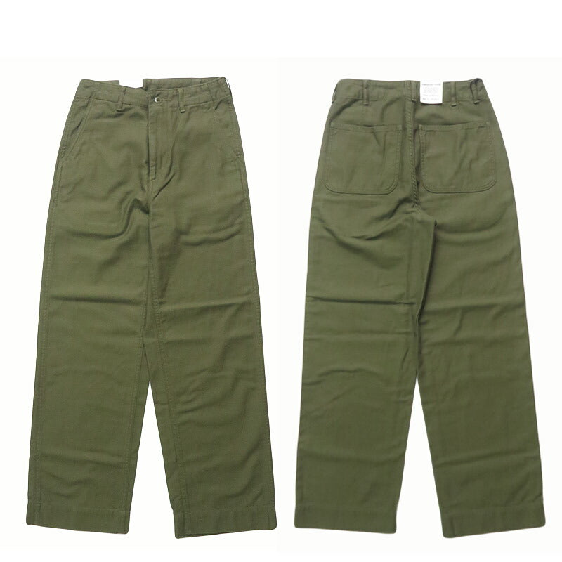 ドミンゴ D.M.G. DOMINGO Locker geschnittene Rückseite Satin Militär-Stretchhose 14-351T