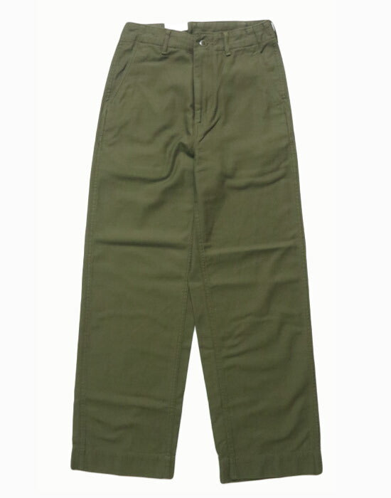 ドミンゴ D.M.G. DOMINGO Locker geschnittene Rückseite Satin Militär-Stretchhose 14-351T