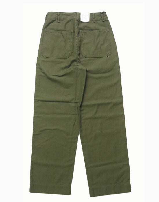 ドミンゴ D.M.G. DOMINGO Locker geschnittene Rückseite Satin Militär-Stretchhose 14-351T