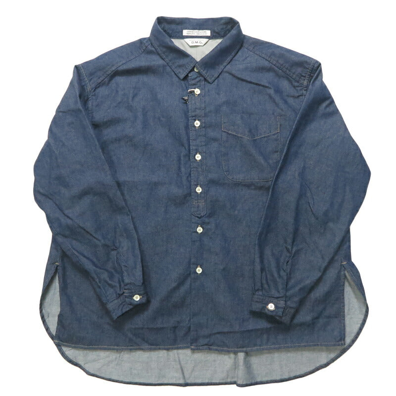 ドミンゴ D.M.G. DOMINGO 5oz Denim Naturhemd Langarm 16-842E