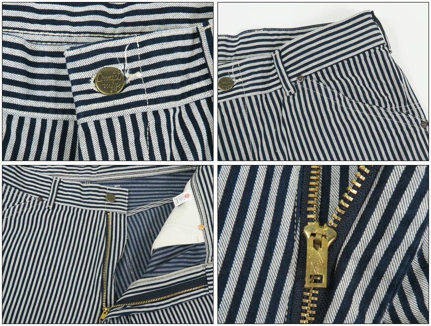 フェローズ Pherrow's Pantalones de trabajo con rayas de arpillera 191WP 【2026年春夏新作】