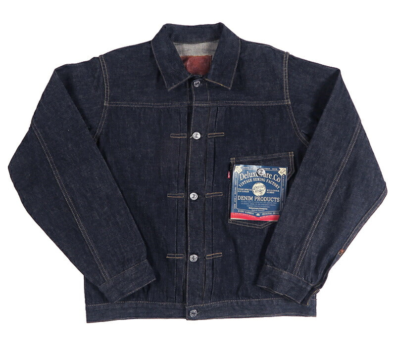 デラックスウェアDELUXEWAREデニムジャケット13.6ozファーストタイプVINTAGEFIRSTJACKETGジャンジージャン1949XJ