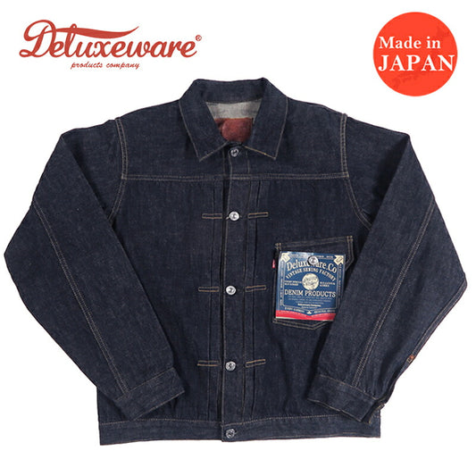 デラックスウェアDELUXEWAREデニムジャケット13.6ozファーストタイプVINTAGEFIRSTJACKETGジャンジージャン1949XJ