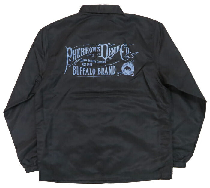 フェローズ PHERROW'S ナイロン コーチ ジャケット BUFFALO BRAND ウインドブレーカー 25S-PNCJ1-P1