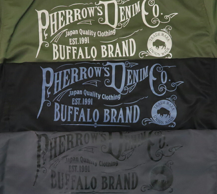 フェローズ PHERROW'S ナイロン コーチ ジャケット BUFFALO BRAND ウインドブレーカー 25S-PNCJ1-P1