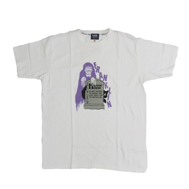 フェローズ PHERROW'S 半袖 プリントTシャツ「FRANKLIN」25S-PT18