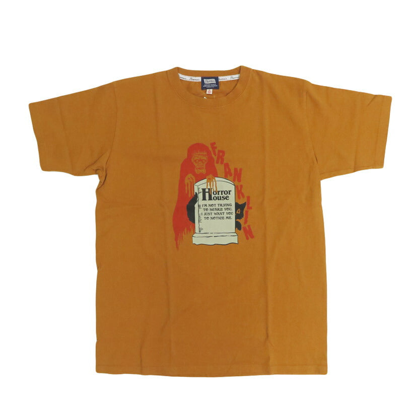 フェローズ PHERROW'S 半袖 プリントTシャツ「FRANKLIN」25S-PT18