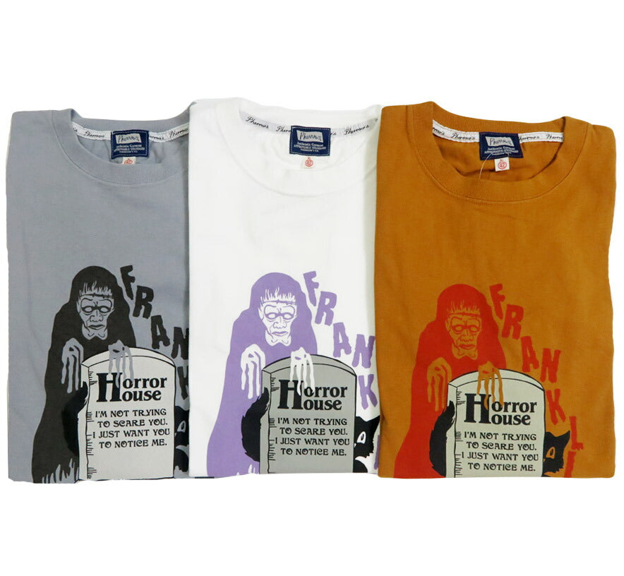 フェローズ PHERROW'S 半袖 プリントTシャツ「FRANKLIN」25S-PT18