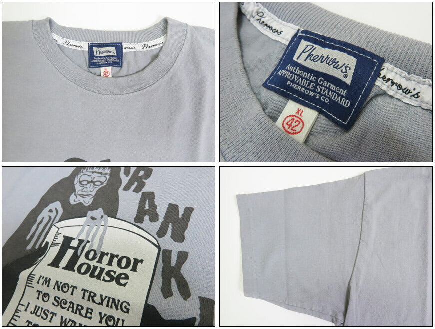 フェローズ PHERROW'S 半袖 プリントTシャツ「FRANKLIN」25S-PT18