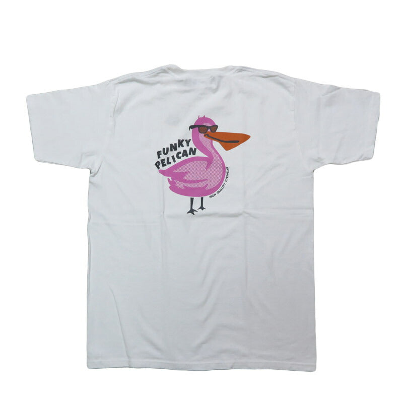 フェローズ PHERROW'S 半袖 プリント Tシャツ「FUNKY PELICAN」25S-PT29