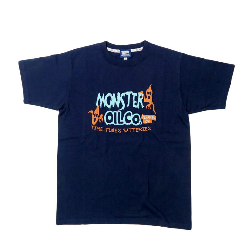 フェローズ PHERROW'S 半袖 プリントTシャツ「MONSTER OIL Co.」25S-PT31