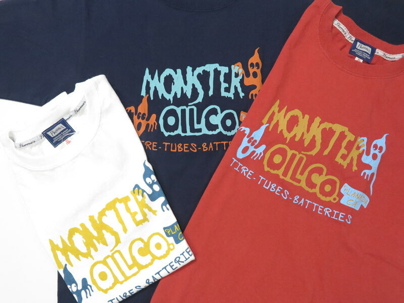 フェローズ PHERROW'S 半袖 プリントTシャツ「MONSTER OIL Co.」25S-PT31