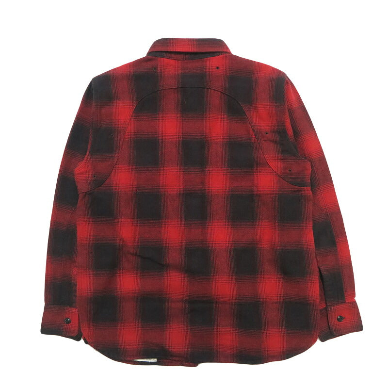 フェローズ Pherrow's 長袖 バッファローチェック ワークシャツ  ChecknelShirt 25W-770WS-C
