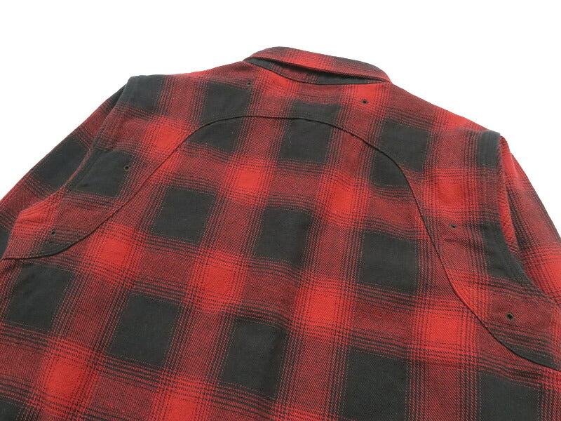 フェローズ Pherrow's 長袖 バッファローチェック ワークシャツ  ChecknelShirt 25W-770WS-C