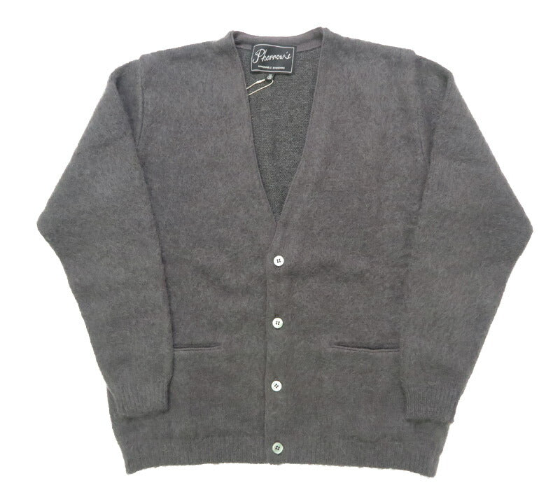 フェローズ Pherrow's เสื้อคาร์ดิแกนโมเฮียร์มีช่องกระเป๋า 25W-PMSC1