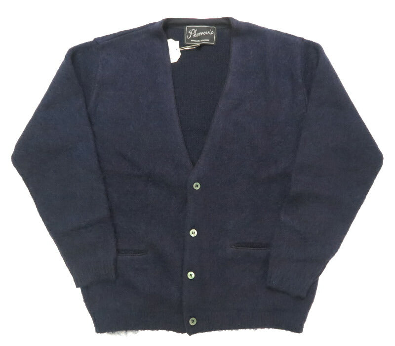 フェローズ Pherrow's เสื้อคาร์ดิแกนโมเฮียร์มีช่องกระเป๋า 25W-PMSC1