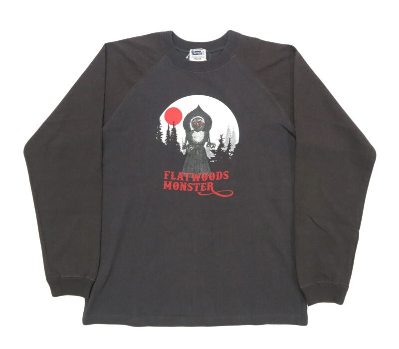 フェローズ PHERROW'S 長袖 Tシャツ プリントラグランスリーブ  ”FLAT WOOD MONSTER”　25W-PRLT2