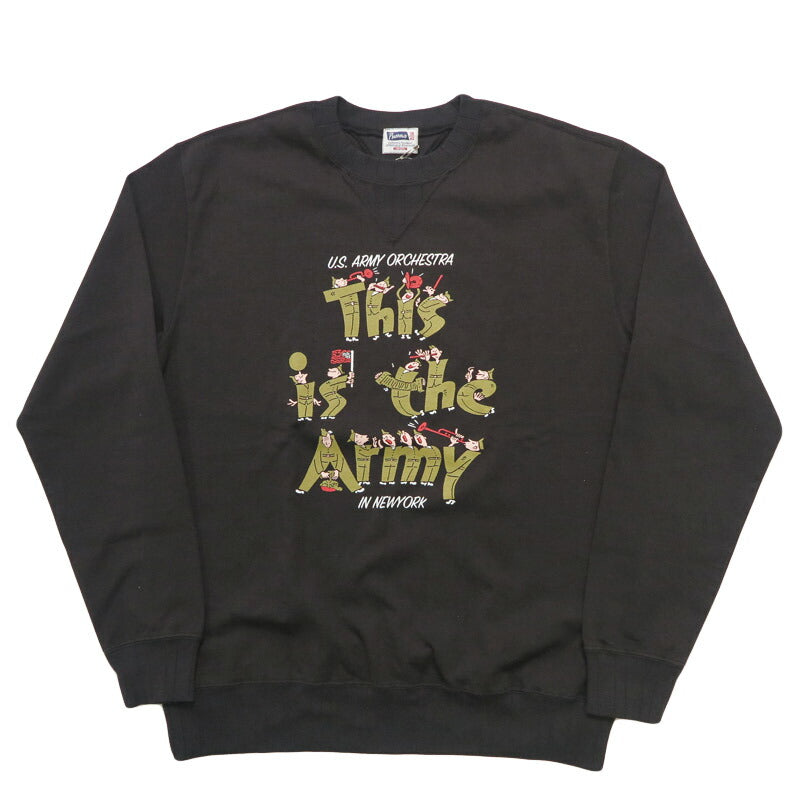 フェローズ PHERROW'S 長袖 Tシャツ プリント "This is the Army" 25W-PVGS1