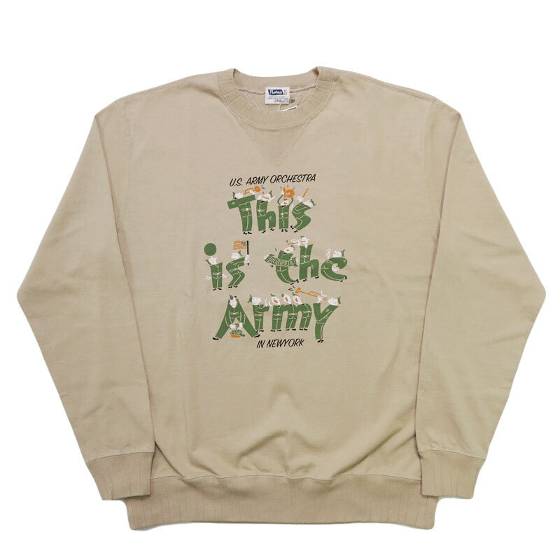 フェローズ PHERROW'S 長袖 Tシャツ プリント "This is the Army" 25W-PVGS1